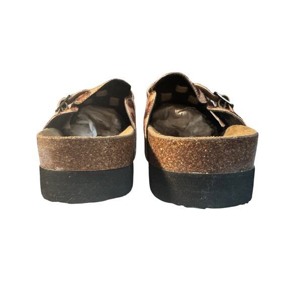 Rocketdog Womens Size 8M Abel Plus Leopard Animal Print Slip On Buckle Mule Shoe - Picture 6 of 8